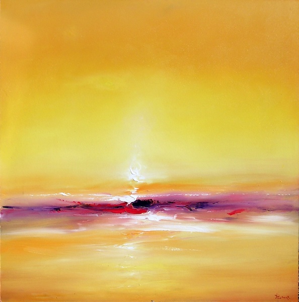 Sun and Sea I painting - Ioan Popei Sun and Sea I art painting